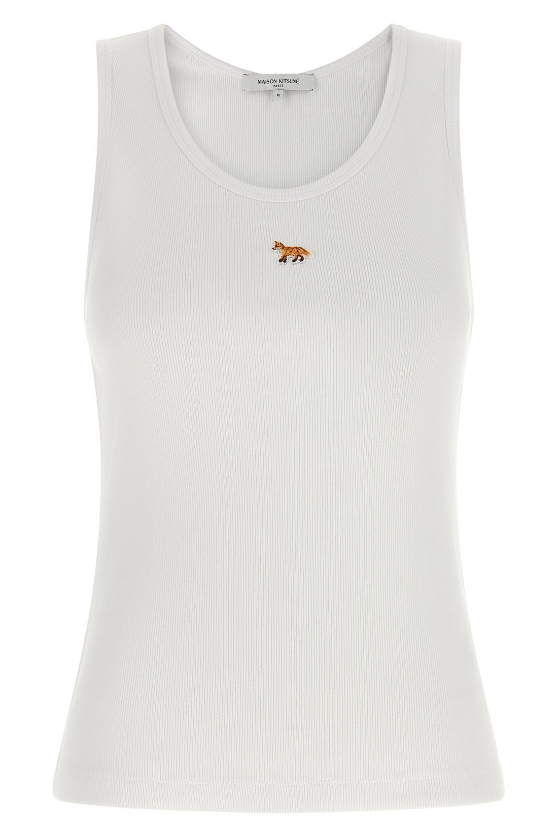 MAISON KITSUNÉ L ribbed stretch cotton tank top
