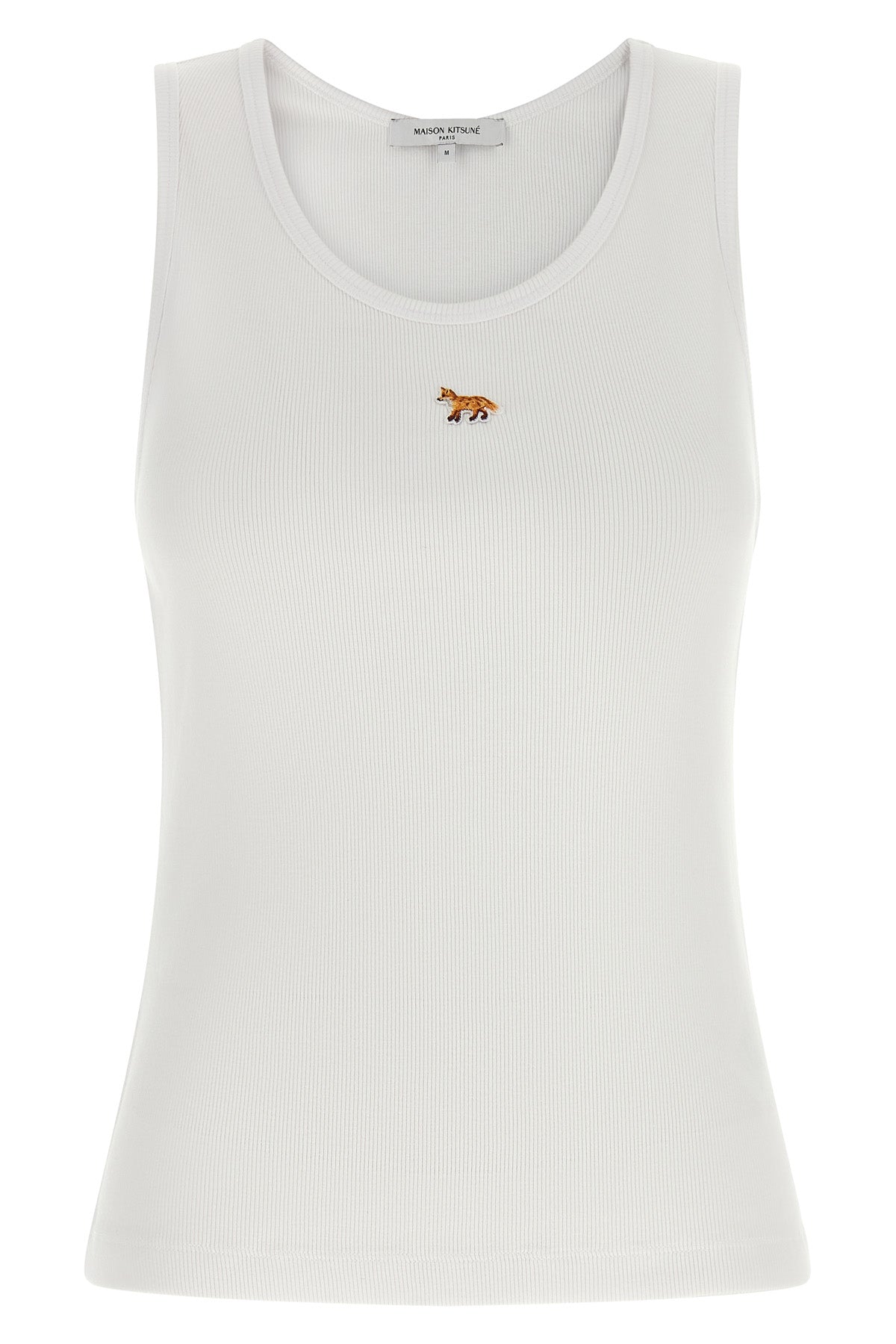 ribbed stretch cotton tank top