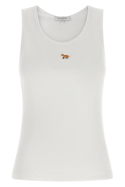 ribbed stretch cotton tank top