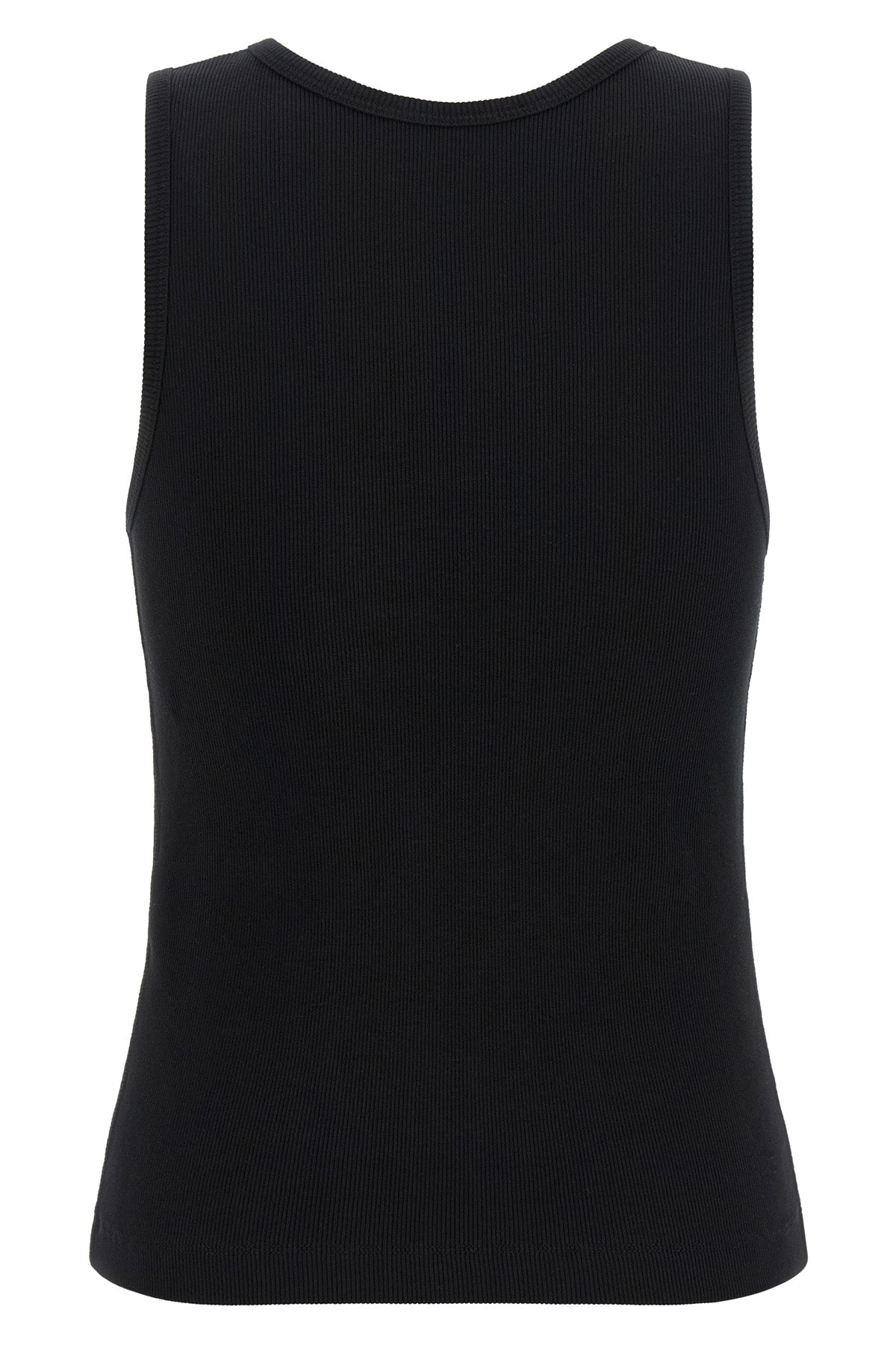 ribbed stretch cotton tank top