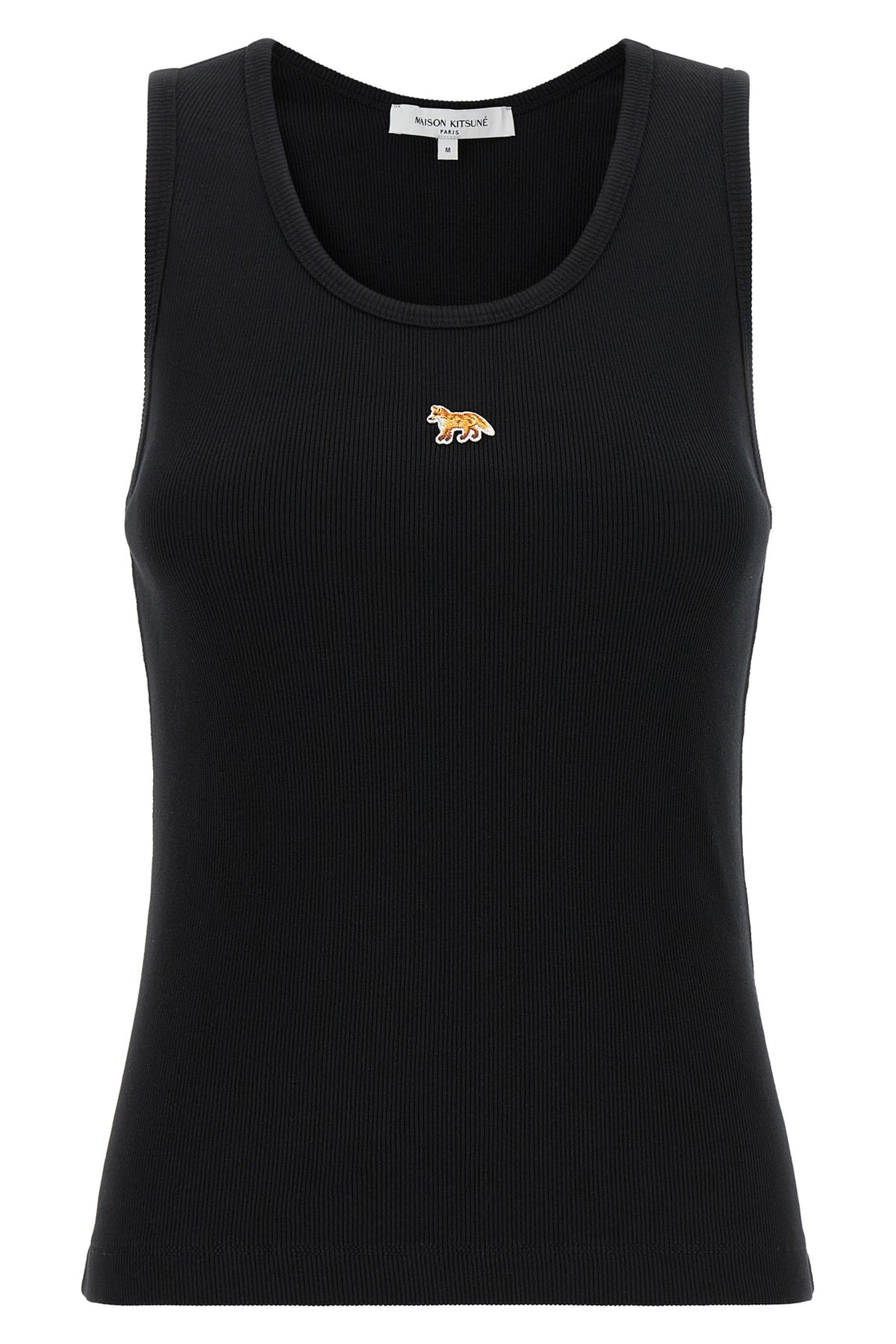 MAISON KITSUNÉ L ribbed stretch cotton tank top