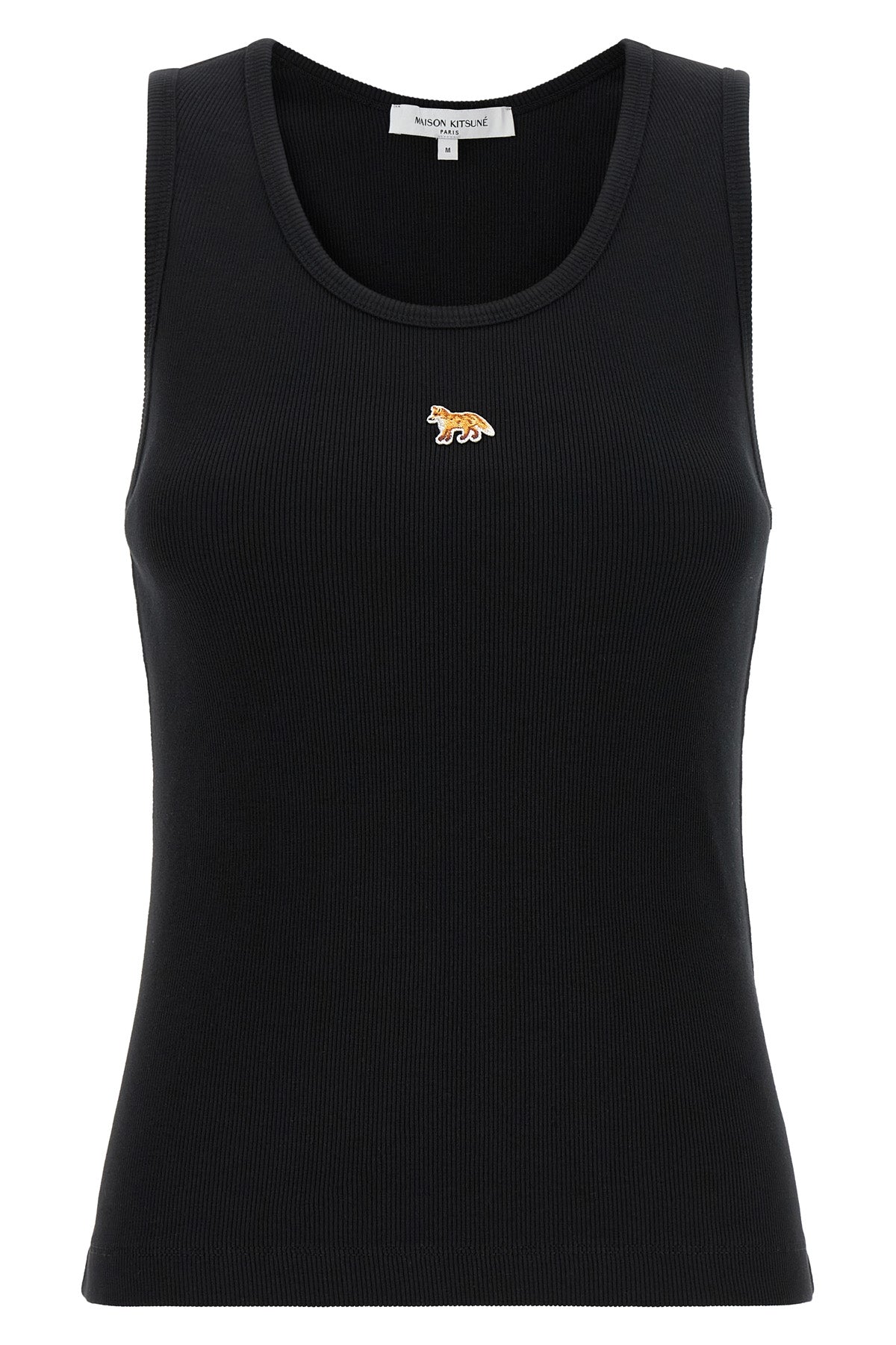 ribbed stretch cotton tank top