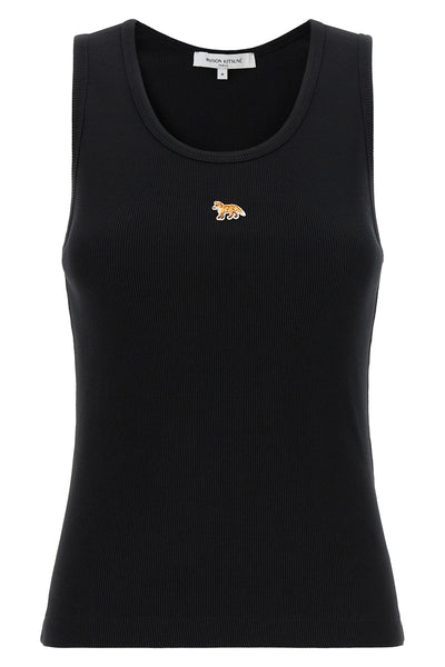 ribbed stretch cotton tank top