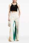 classic logo crop tank top in cotton