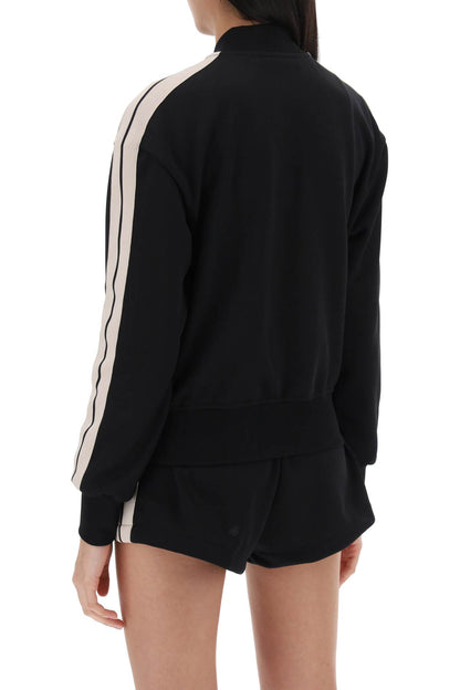 track sweatshirt with contrast bands