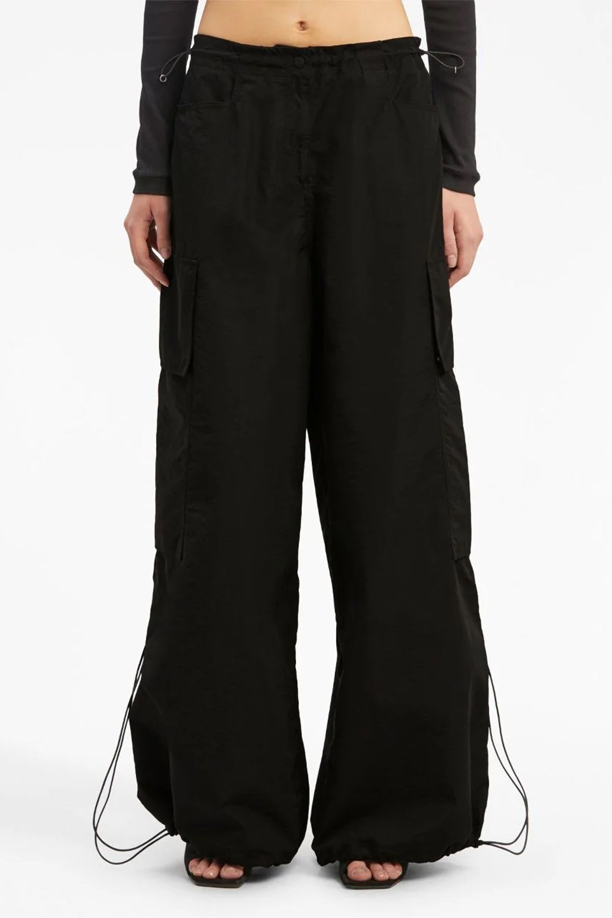 parachute pants in nylon