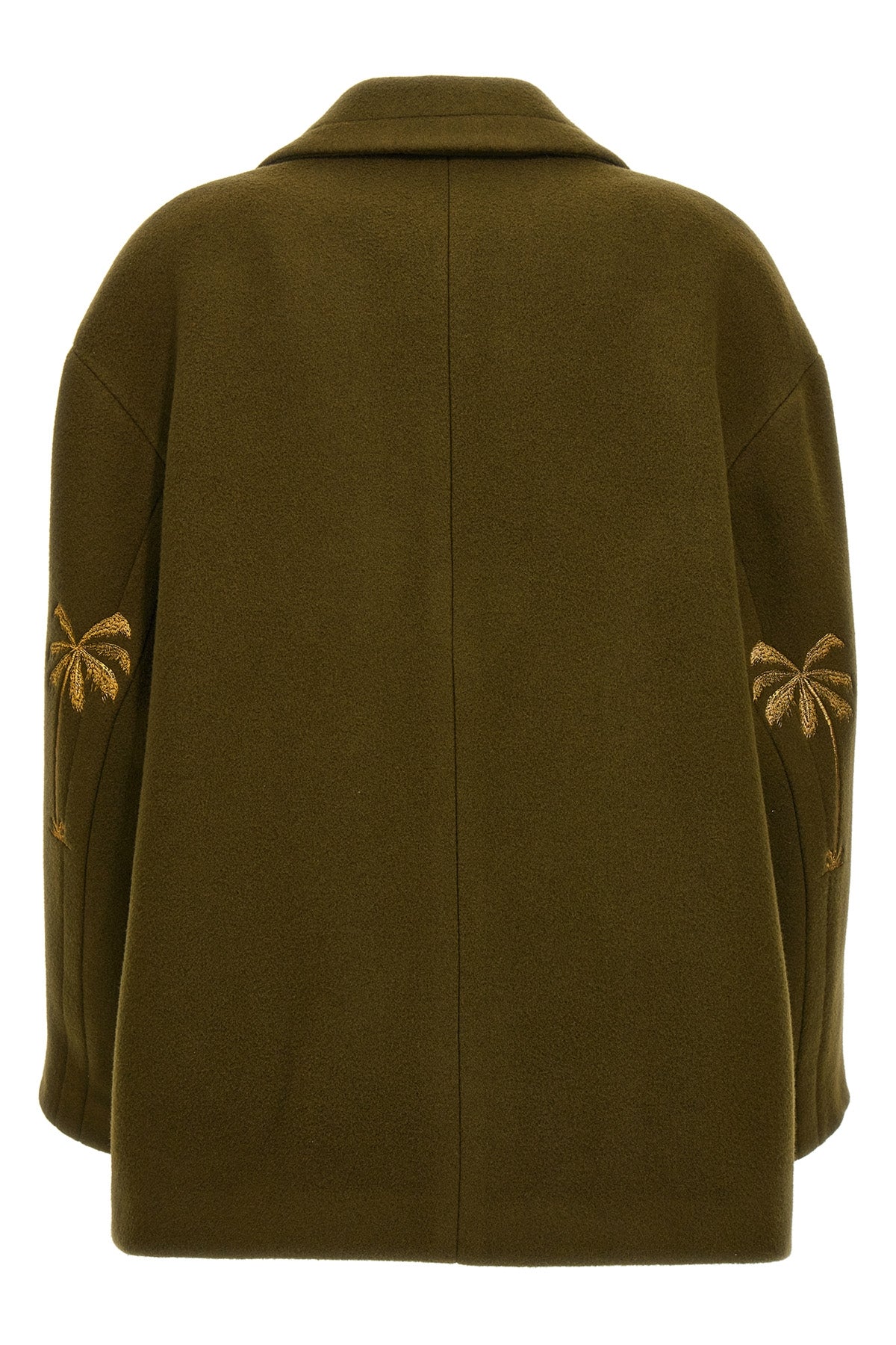 double-breasted wool coat