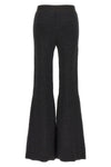 logo tape lurex knit pants
