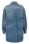 washed logo cotton denim jacket