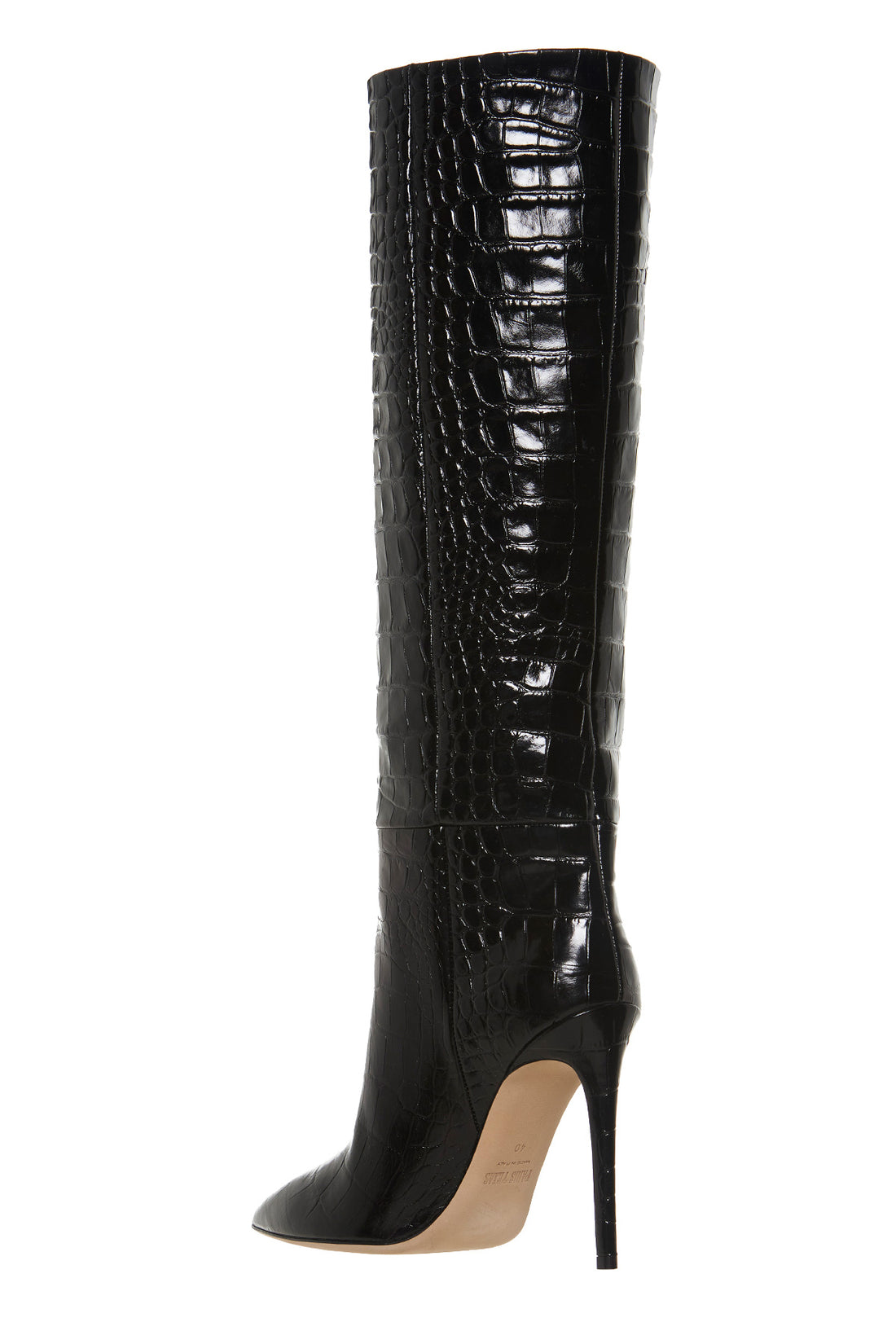 PARIS TEXAS 37 paris texas iconic crocodile print pointed toe boots