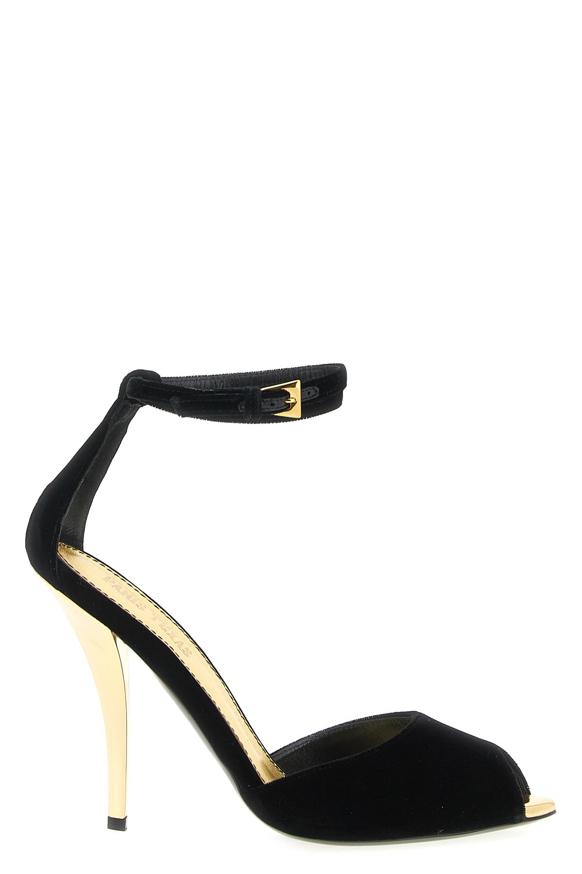 jessica open-toe velvet sandals