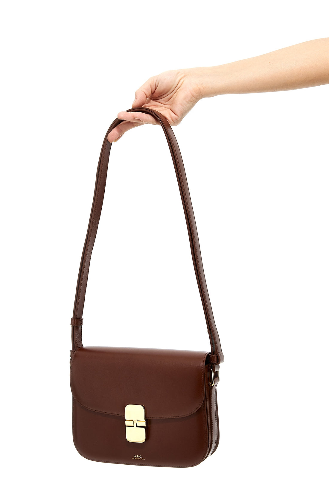 A.P.C. OS grace small leather crossbody bag