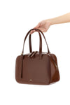 virginie box smooth leather handbag