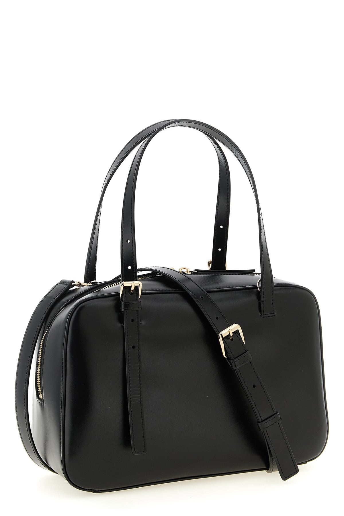 virginie box smooth leather handbag