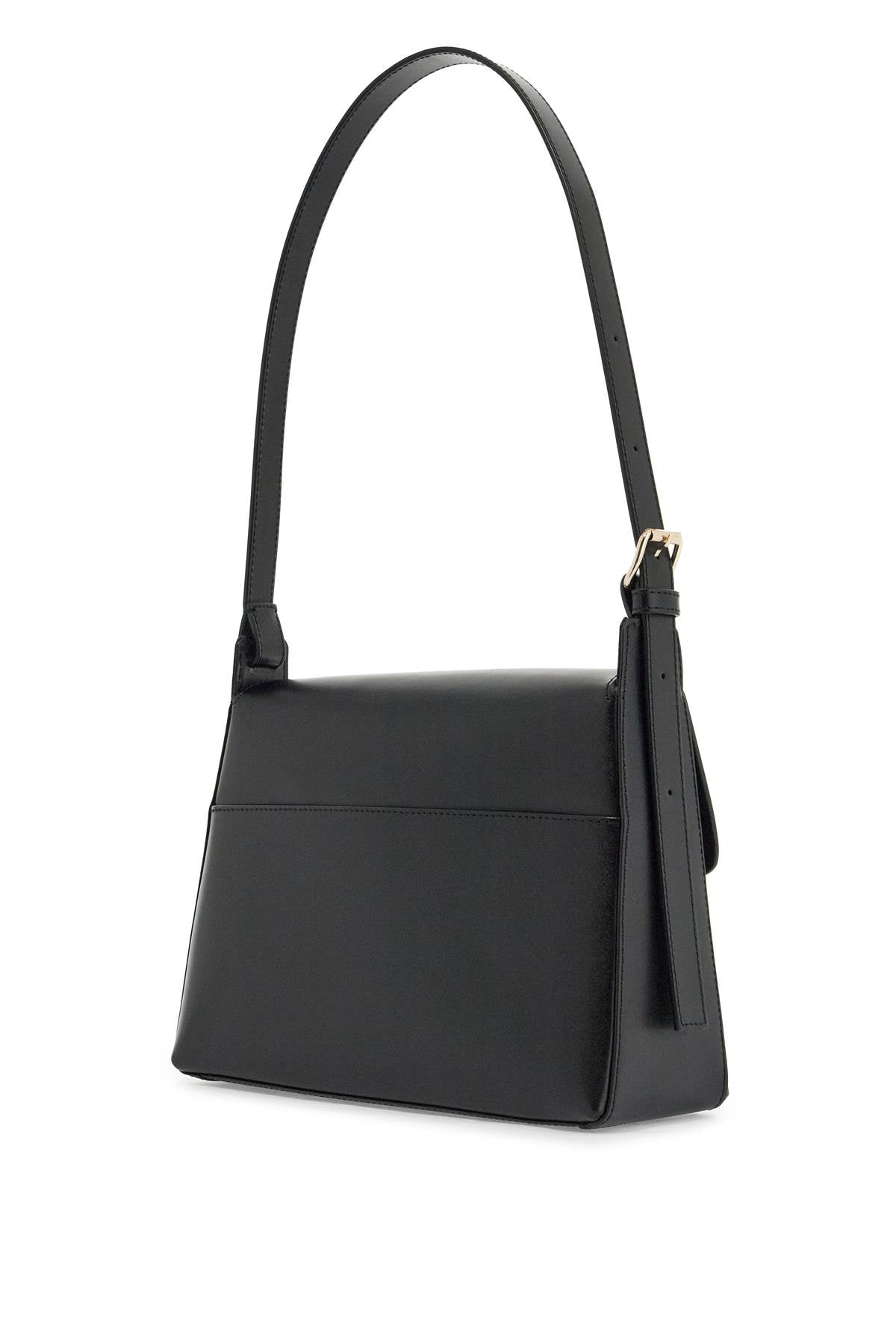 minimalist black leather women&