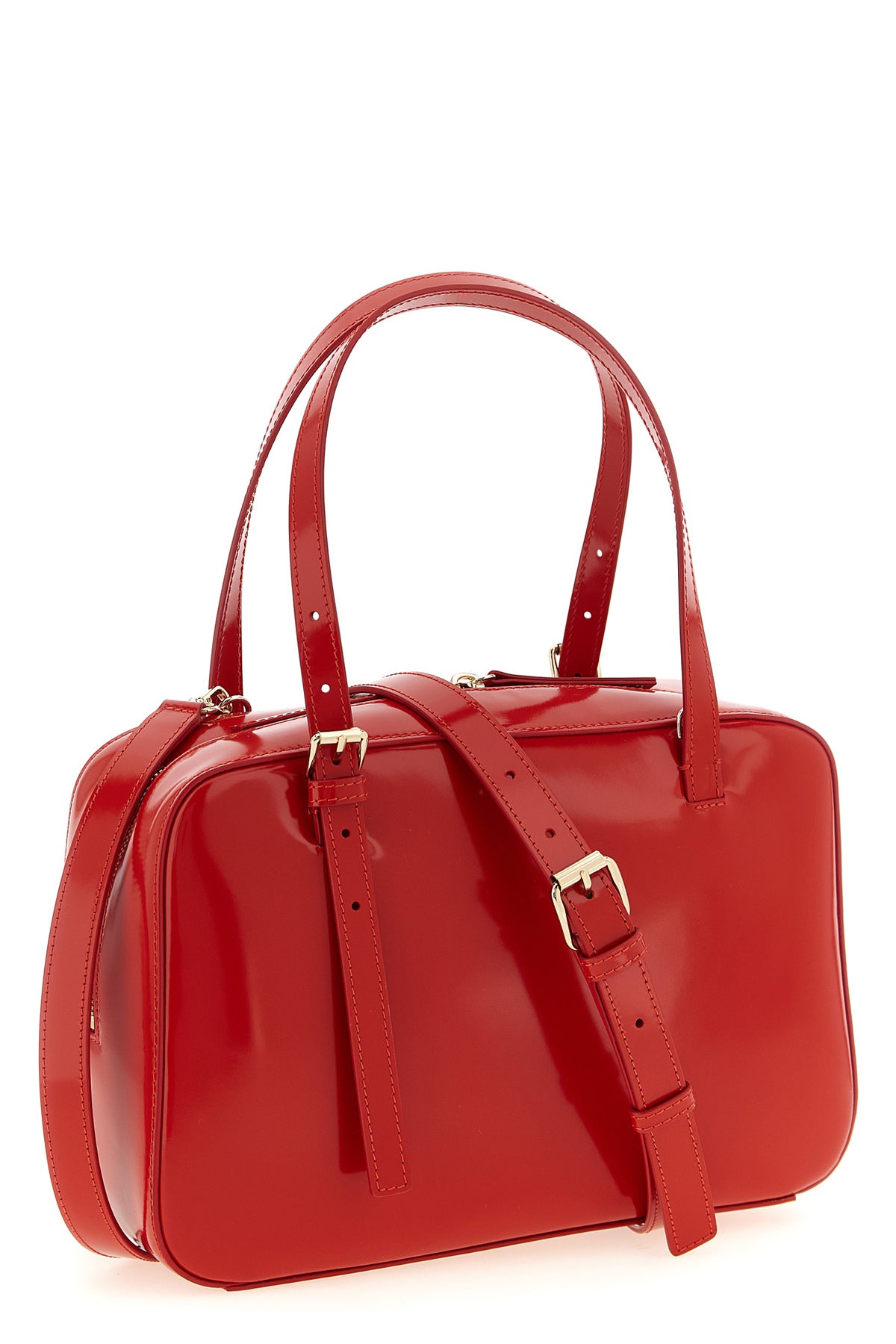 virginie box smooth leather handbag