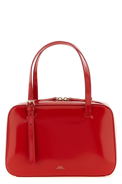 virginie box smooth leather handbag