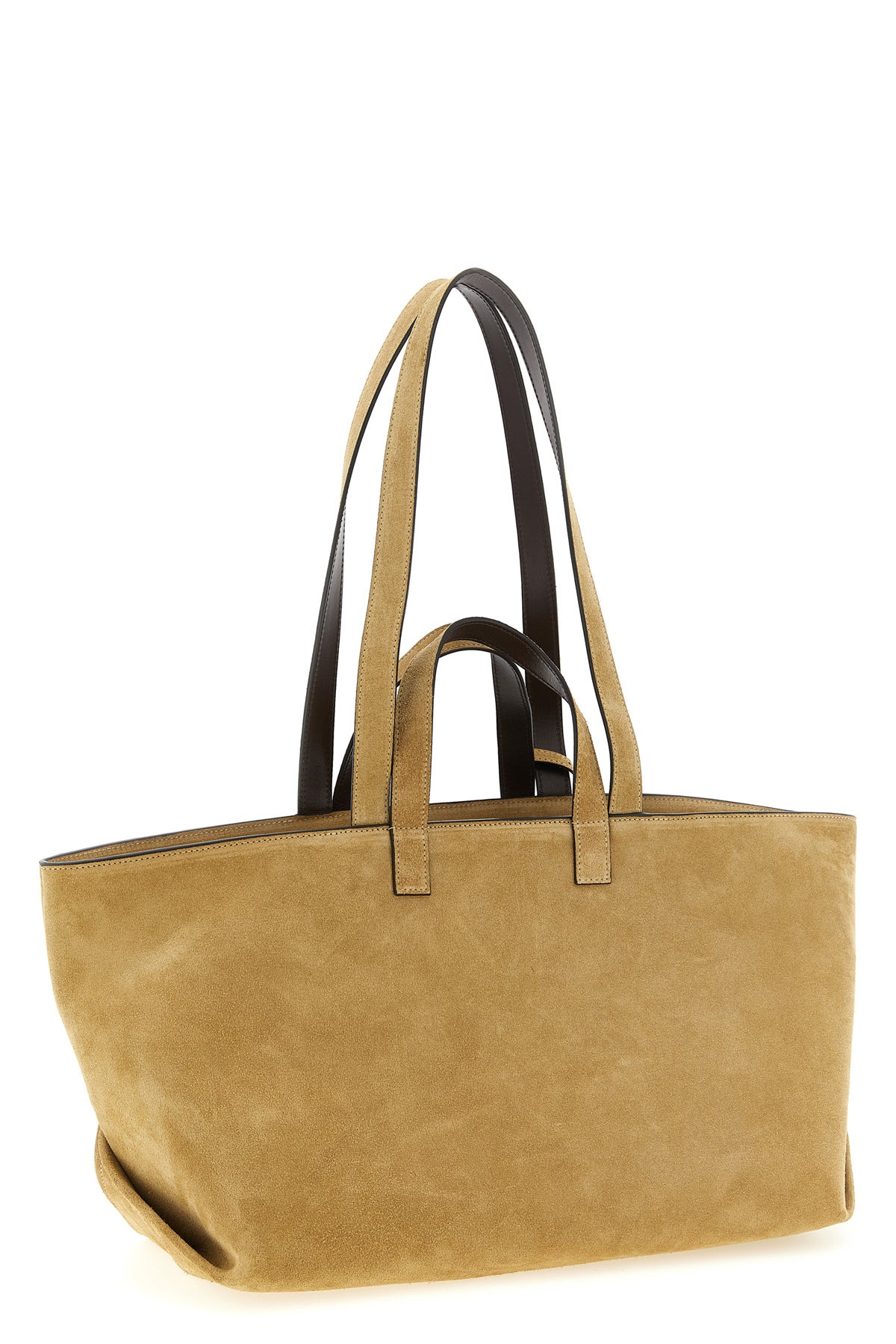 large suede le drummer shopping bag