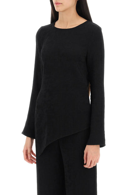 simone asymmetric blouse