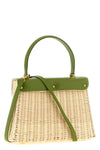 the daniele amato queen rattan handbag defines a material aesthetic through the