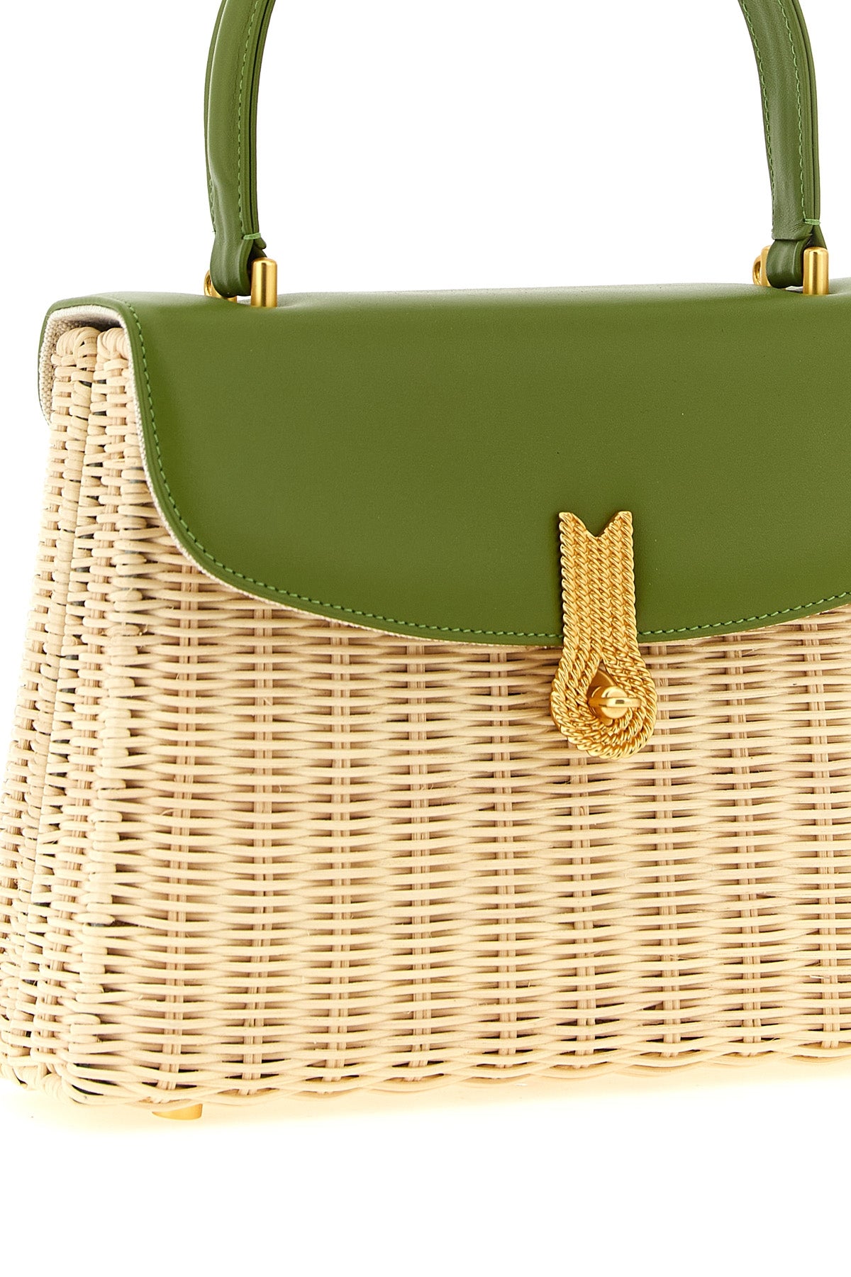 the daniele amato queen rattan handbag defines a material aesthetic through the