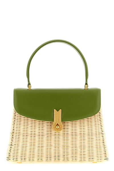 the daniele amato queen rattan handbag defines a material aesthetic through the
