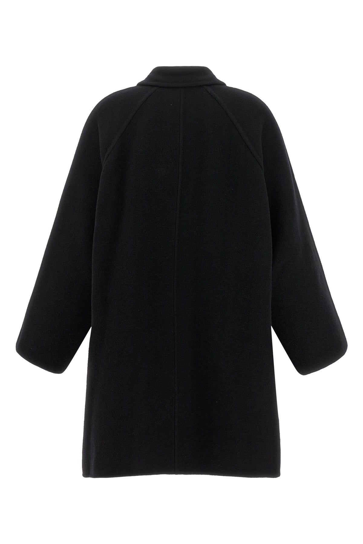 the row ina coat redefines the codes of outerwear through sculptural volumes and