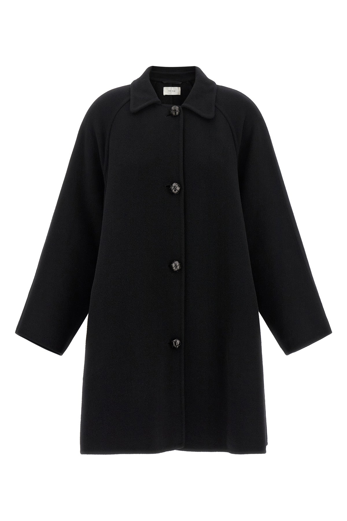 the row ina coat redefines the codes of outerwear through sculptural volumes and