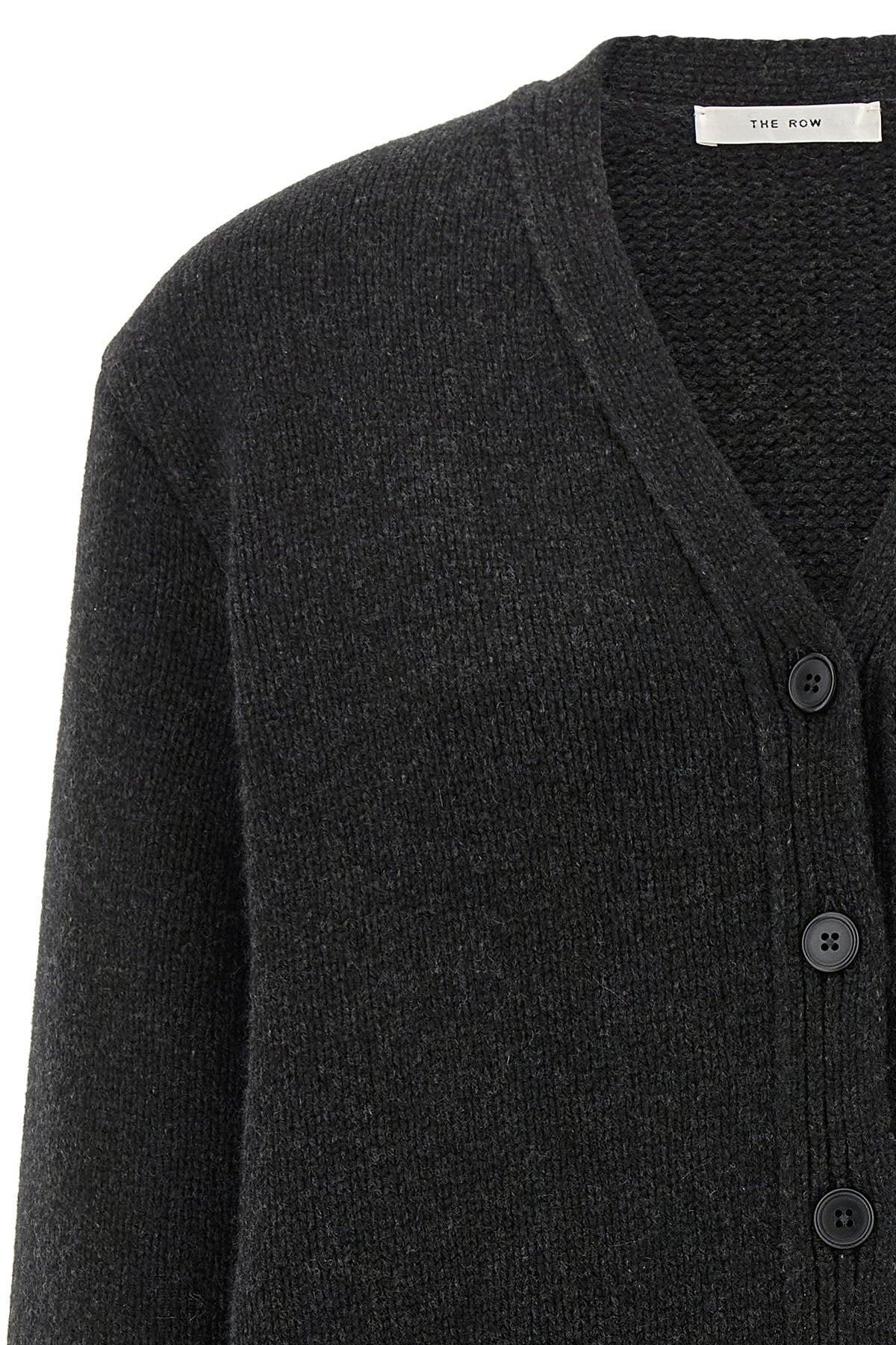 the row pranavi cardigan embodies the essence of silent luxury through an envelo
