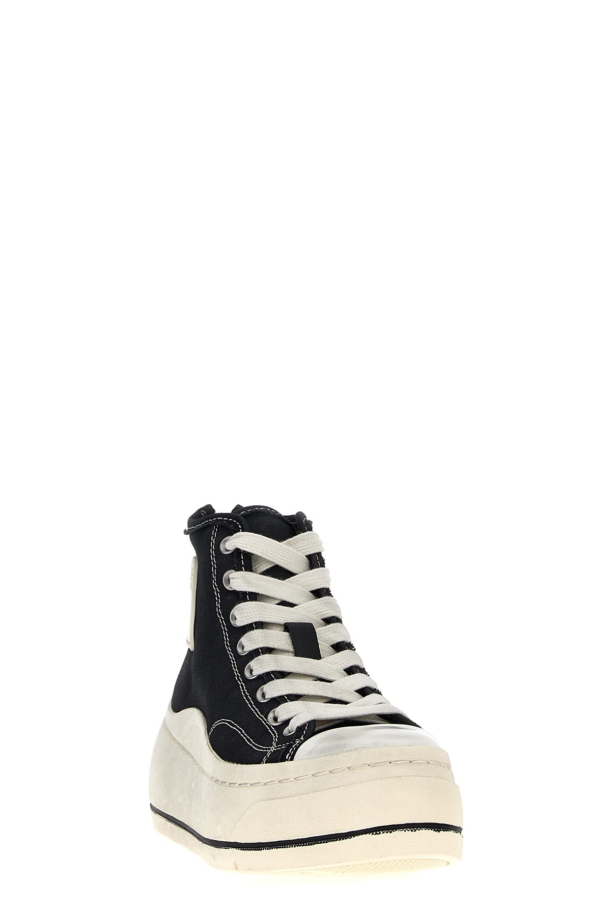 high top cotton canvas sneakers