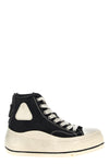 high top cotton canvas sneakers