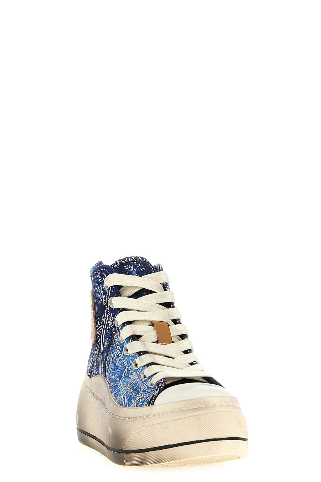 R13 5 kurt bandana print silk sneakers