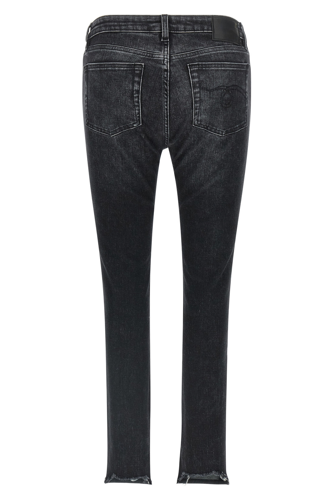 R13 24 alison used-effect stone washed stretch cotton denim jeans
