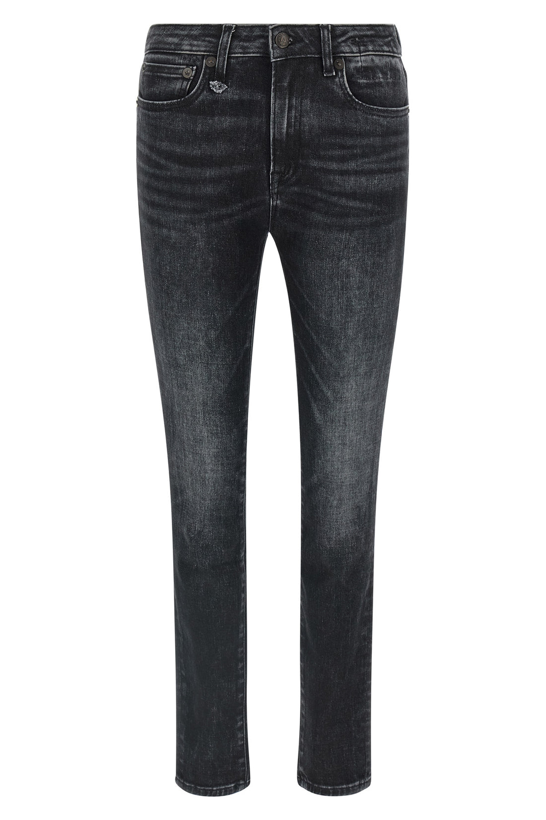 R13 24 alison used-effect stone washed stretch cotton denim jeans