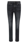 alison used-effect stone washed stretch cotton denim jeans