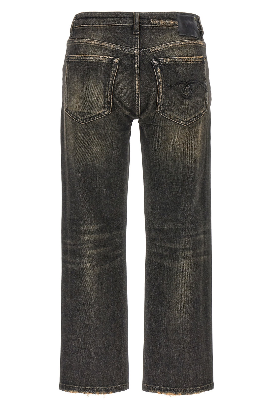 R13 24 boy straight stretch cotton denim jeans
