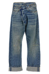 cross over cotton denim jeans