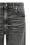boyfriend stonewashed cotton denim jeans