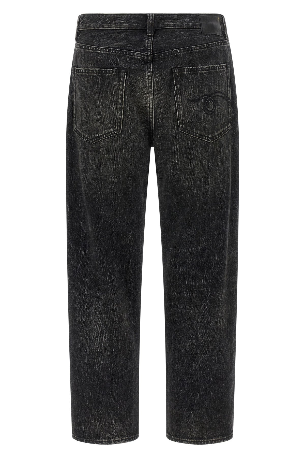 bf used-effect stonewashed cotton denim jeans