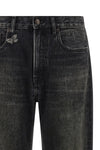 bf used-effect stonewashed cotton denim jeans