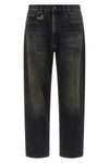 bf used-effect stonewashed cotton denim jeans