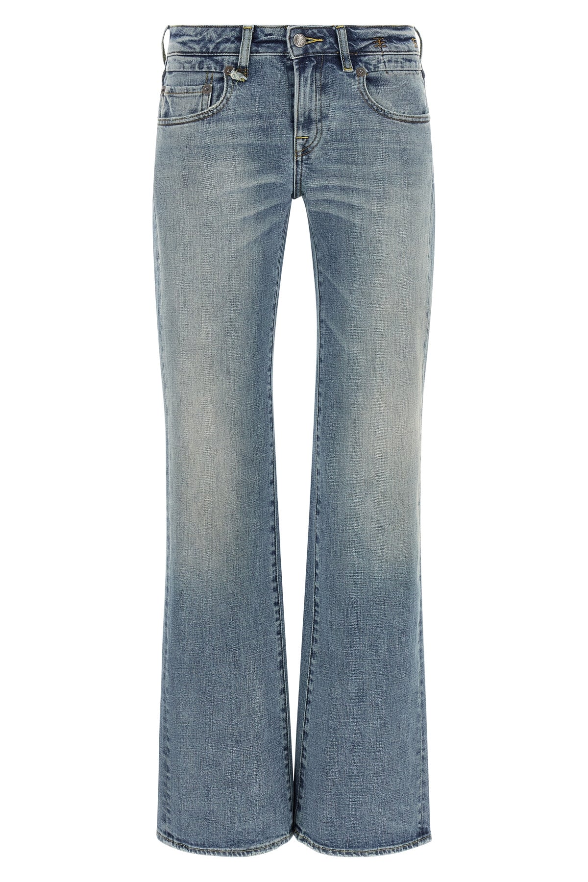 the low-waisted jeans r13 boy flare define a flared silhouette through a tailo