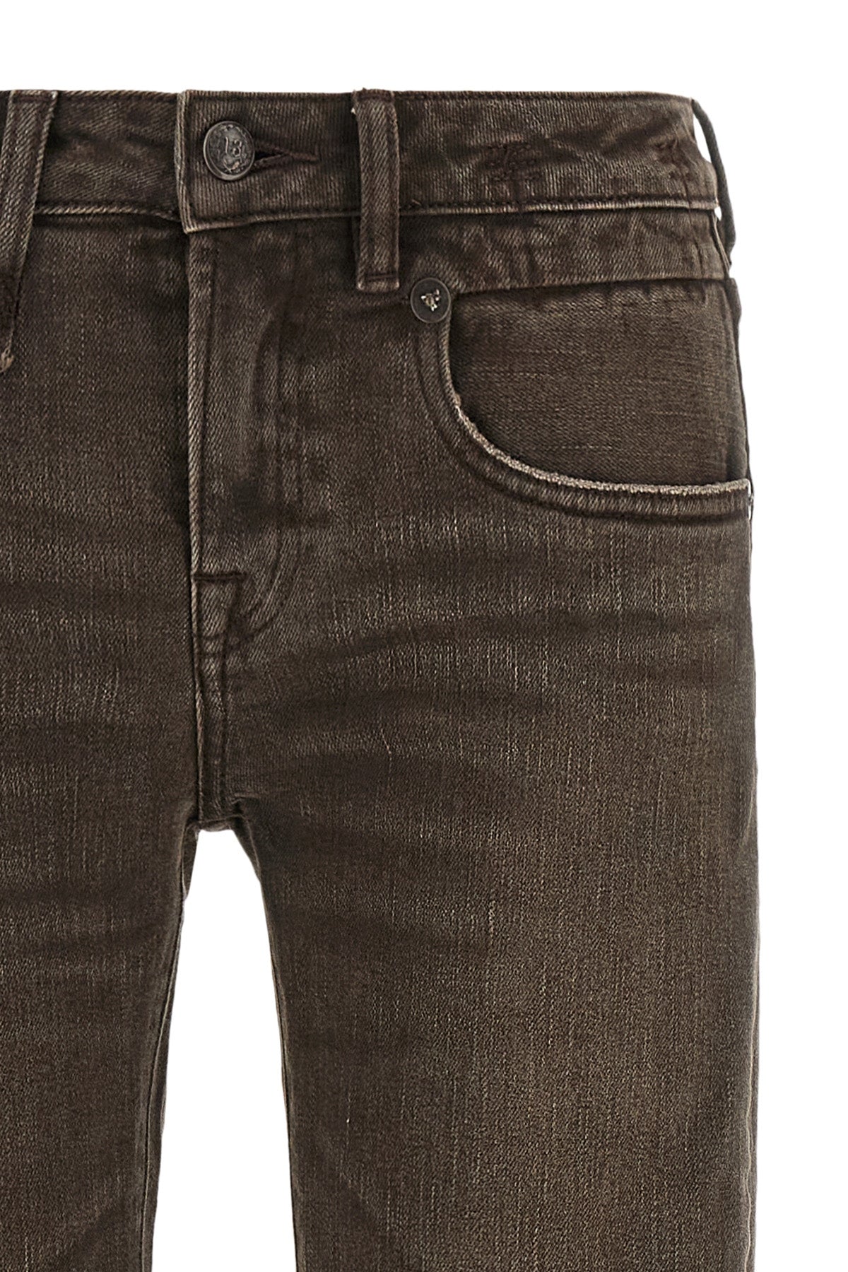 the r13 boy flare jeans feature a five-pocket construction