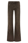 the r13 boy flare jeans feature a five-pocket construction