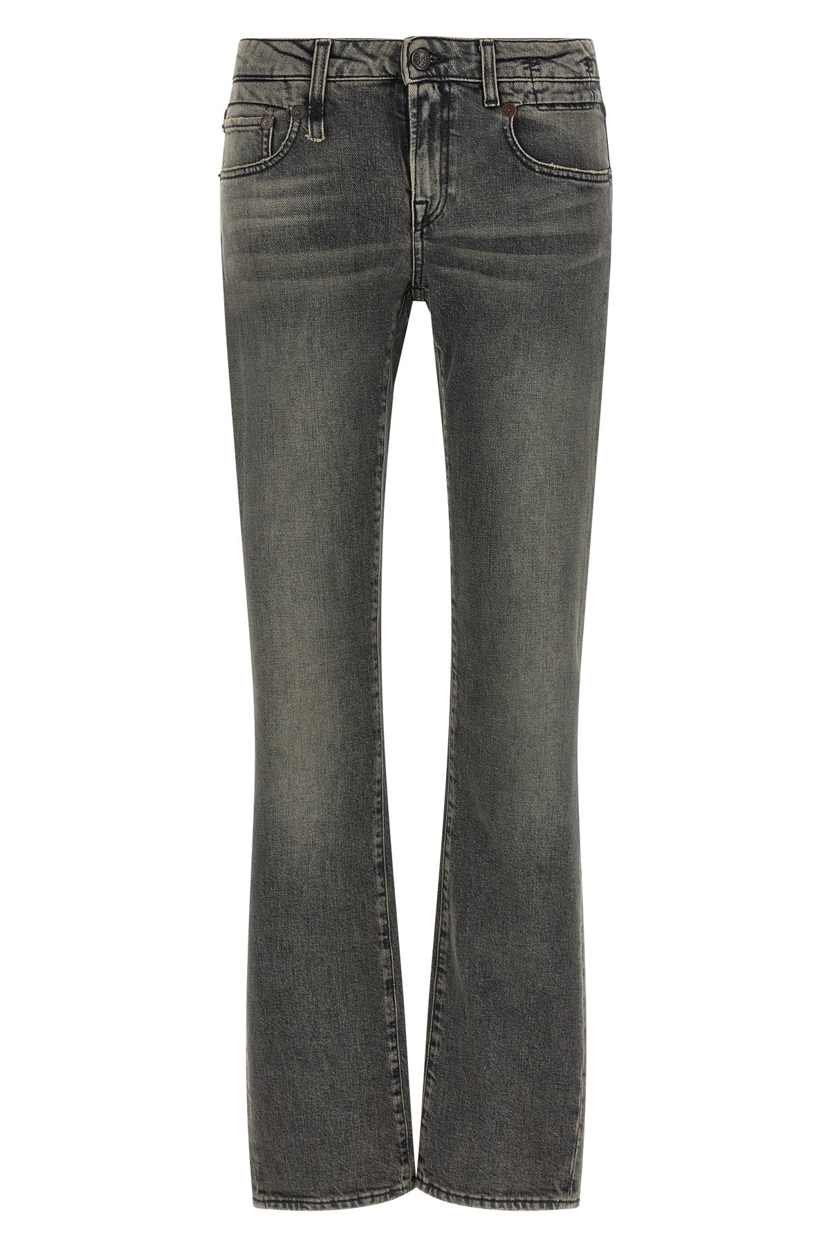 the low-rise jeans r13 tobi boy redefine the bootcut silhouette through an urb