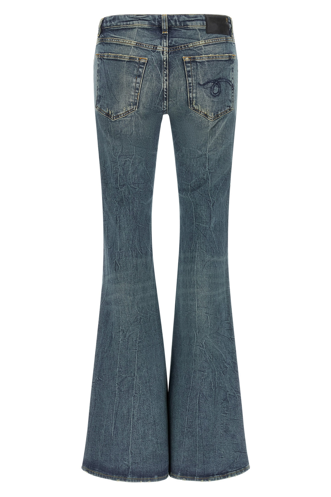 R13 24 the overflow boy flare r13 jeans redefine the denim silhouette through exagger