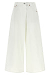 nico wrap jeans in garment-dyed cotton denim