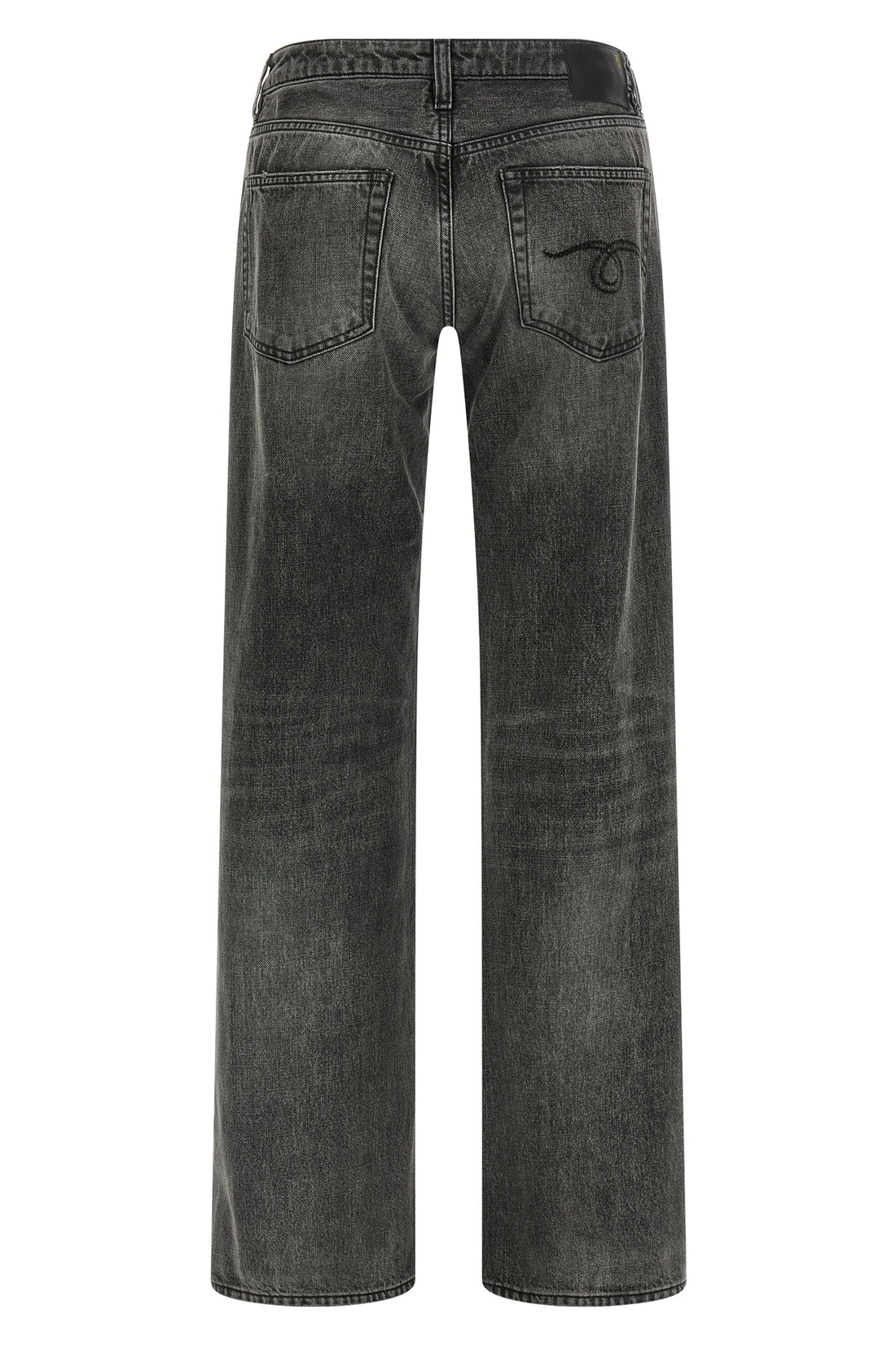 R13 24 effie used-effect stonewashed cotton denim jeans