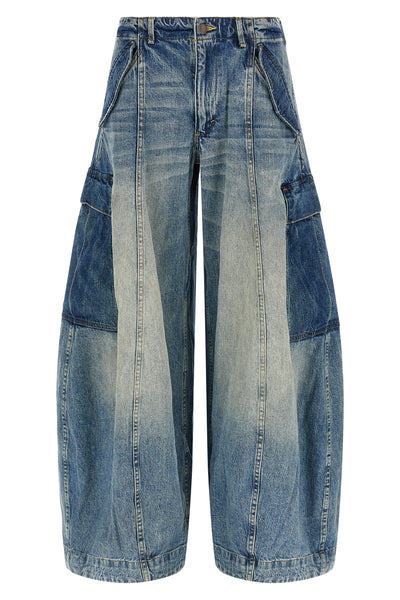 the siouxsie field cargo r13 jeans redefine utilitarian codes through a sculpt