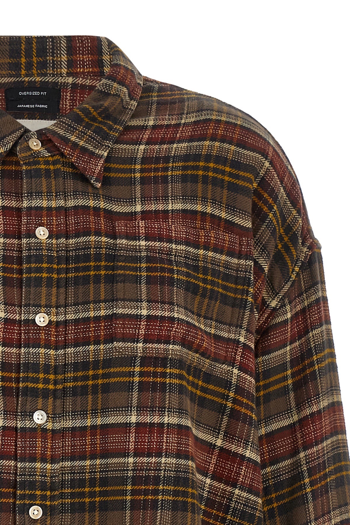 the r13 shirt redefines casual tailoring through a distinctive oversized silhoue